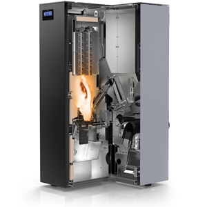 Ansicht Funktionsweise eines Pelletkessels