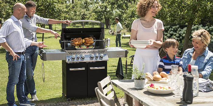 Gasgrill Napoleon Prestige 500 Anwendungsbeispiel