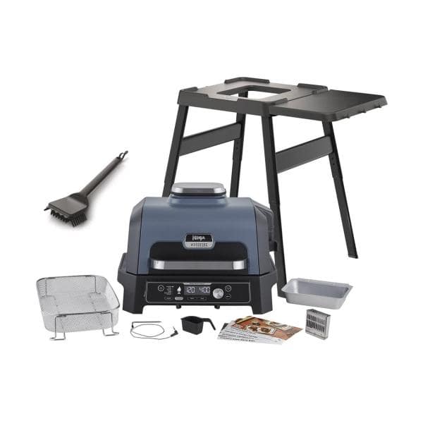 Elektrogrill Ninja Woodfire Pro Connect XL elektrischer Outdoor Grill & Smoker Set 3