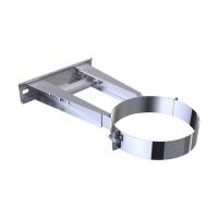 Wandhalterung verstellbar doppelwandig Ofen.de 250-400 mm DN 190 mm Edelstahl Wandhalterung verstellbar doppelwandig Ofen.de 250-400 mm DN 190 mm Edelstahl