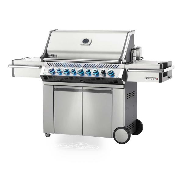 Gasgrill Napoleon Prestige Pro 665 Propan, SIZZLE ZONE Infrarot-Seiten- und Heckbrenner