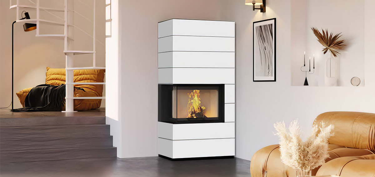 Kaminofen Neocube C20 Montagebeispiel