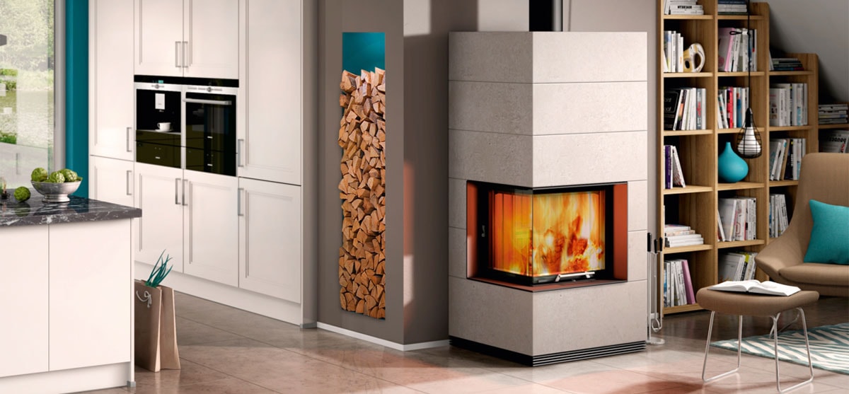 Kaminbausatz Spartherm SIM 1/3 Varia 2L-55h Montagebeispiel