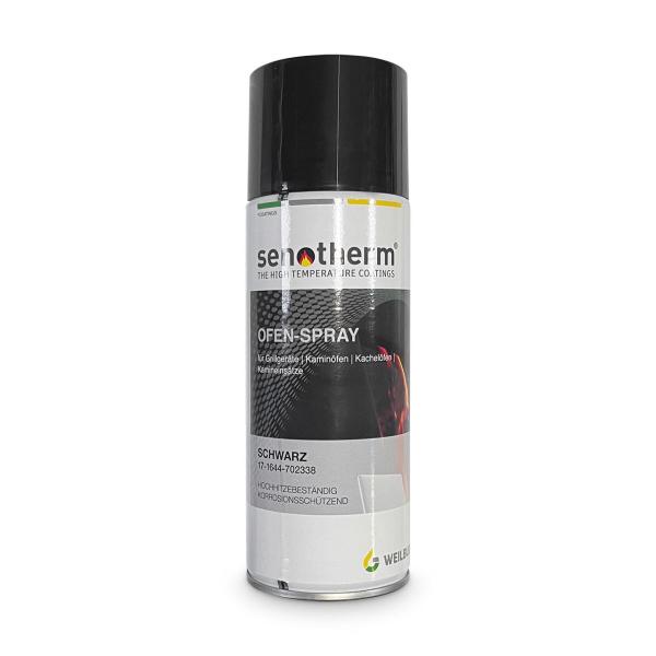 Senotherm Ofenspray Schwarz hitzebeständiger Ofen, Lack Farbe Spray Senotherm Ofenspray Schwarz hitzebeständiger Ofen, Lack Farbe Spray