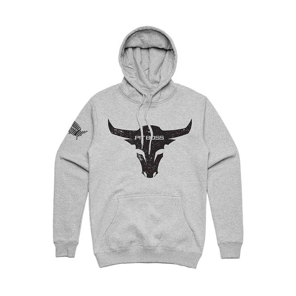 Pit Boss Bull Hoody Grau