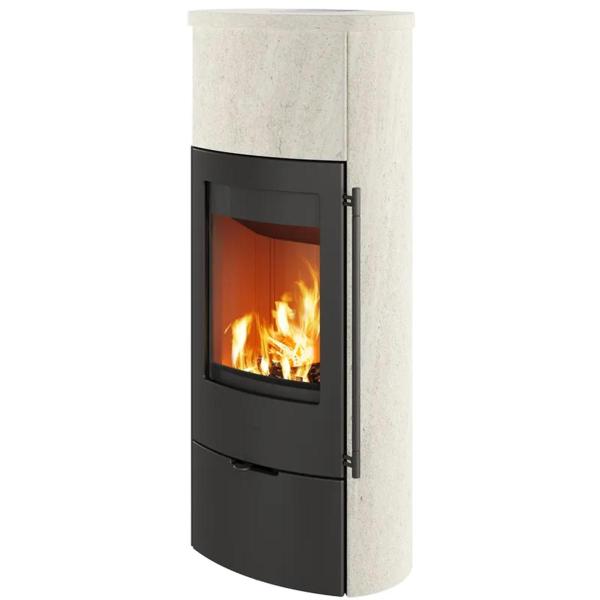 Kaminofen Lotus Jubilee 25M Limestone ecoLine 7,2 kW inkl. Wärmespeicher