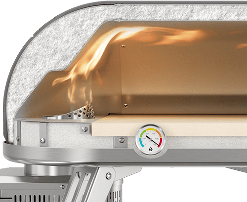 Gozney Roccbox rolling flame & Thermometer