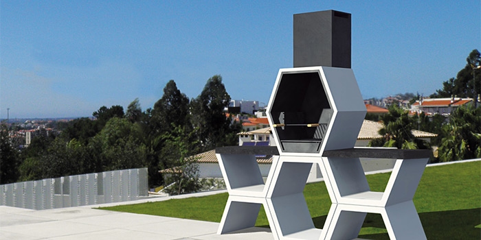 Grillkamin Blive MOD 05 Montagebeispiel