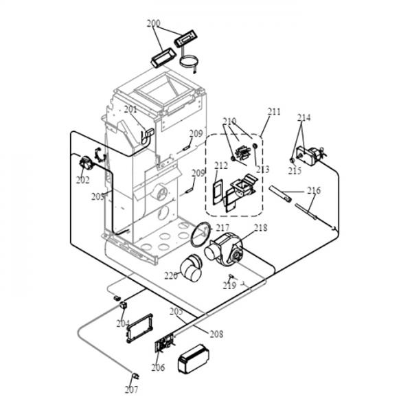 Hauptplatine I023 Palazzetti Pelletofen (895713750)