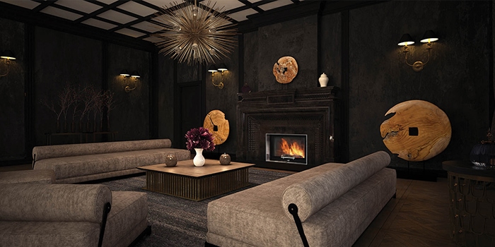 Kamineinsatz BeF Royal V 7 Montagebeispiel