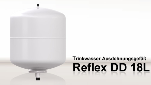 Reflex DD Membran Trinkwasser Ausdehnungsgefäß 18 Liter