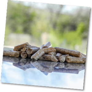 Pelletheizungen werden mit nachhaltigen Pellets betrieben