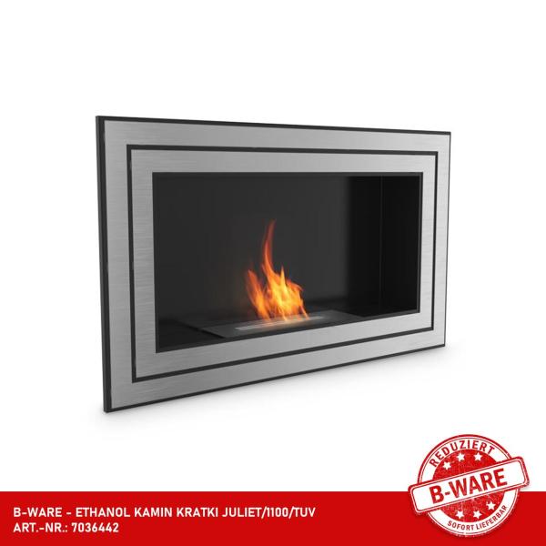 B-Ware Ethanol Kamin Kratki JULIET/1100/TUV
