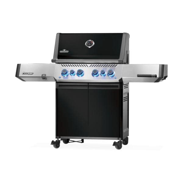 Gasgrill Napoleon Prestige 500 RSIB Schwarz mit SIZZLE ZONE und Heckbrenner (2025)