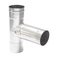 Feuerungsanschluss einwandig 90° Ofen.de DN 113 mm mit Bajonettverschluss Feuerungsanschluss einwandig 90° Ofen.de DN 113 mm mit Bajonettverschluss