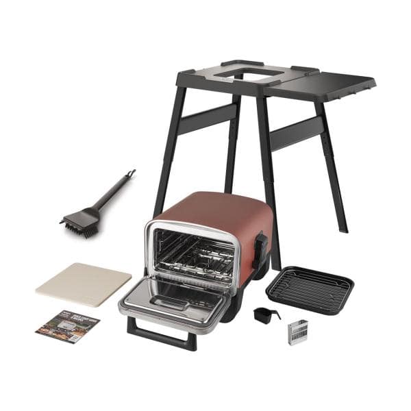 Pizzaofen Ninja Woodfire Elektrischer Outdoor Ofen, Pizzaofen & Smoker Set 3