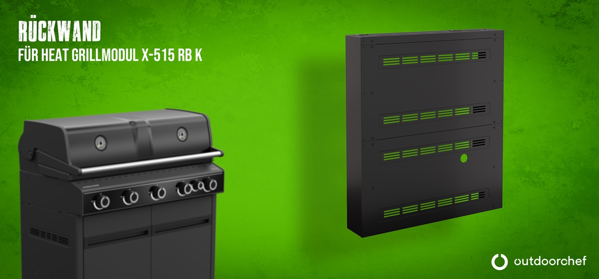 Rückwand Grillmodul X-515 RB K
