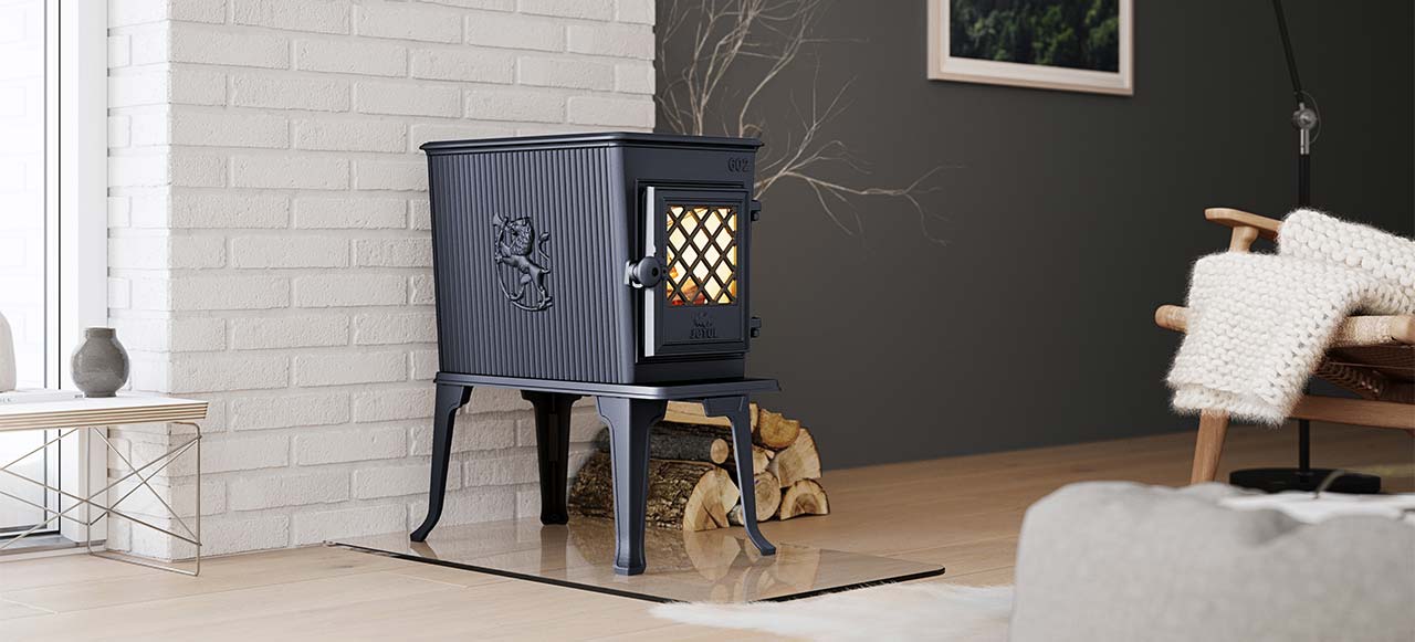 Kaminofen Jotul F 602 Eco BBE Montagebeispiel