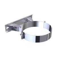 Wandhalterung verstellbar doppelwandig Ofen.de 50-90 mm DN 300 mm Edelstahl Wandhalterung verstellbar doppelwandig Ofen.de 50-90 mm DN 300 mm Edelstahl