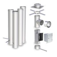 Jeremias EW-FU Edelstahlschornstein-Bausatz einwandig Ø 120 mm Jeremias EW-FU Edelstahlschornstein-Bausatz einwandig Ø 120 mm