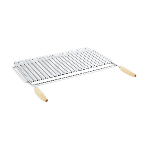 Palazzetti Grillrost Lux 76x40 cm mit Griffe aus Holz (892620030)