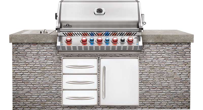 Gasgrill Napoleon Prestige BIPRO 665 Anwendungsbeispiel