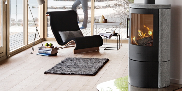 HWAM Kaminofen 3640 Montagebeispiel