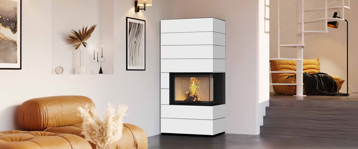 Kaminofen Neocube C10 Montagebeispiel