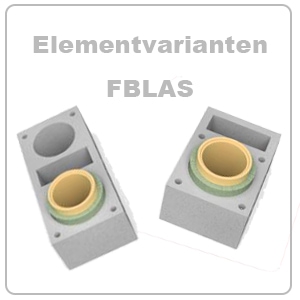 Uebersicht der Fertigteilschornsteinelemente fuer das FBLAS-Sytstem