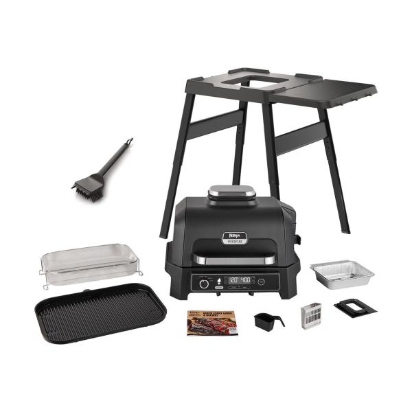 Elektrogrill Ninja Woodfire Pro XL, elektrischer Outdoor Grill & Smoker Set 3