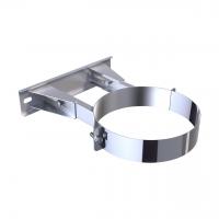 Edelstahlschornstein doppelwandig verstellbare Wandhalterung 90 - 150 mm DN 173 mm Edelstahlschornstein doppelwandig verstellbare Wandhalterung 90 - 150 mm DN 173 mm