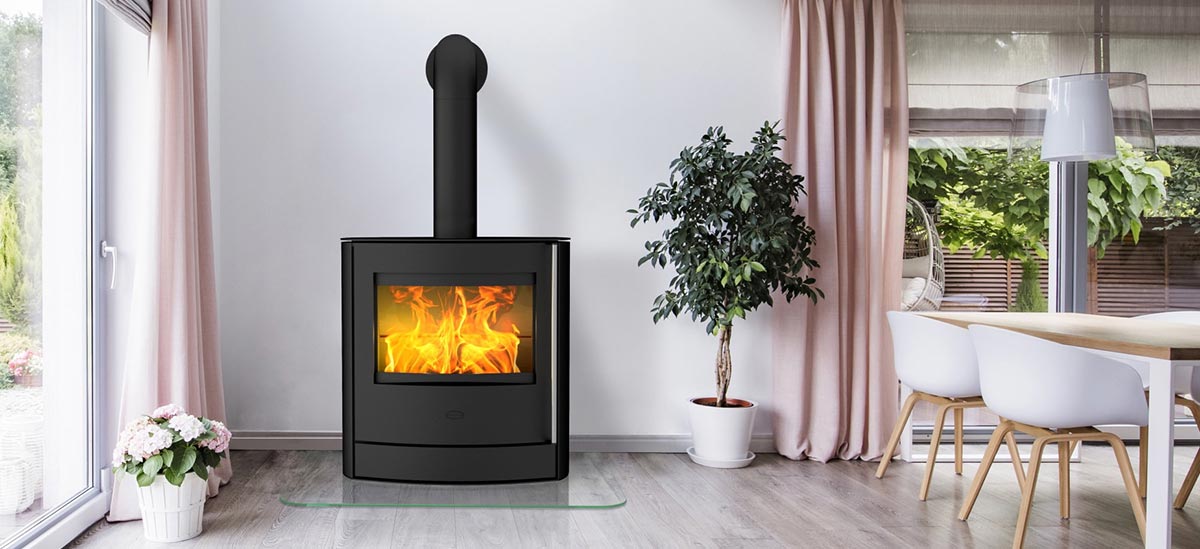 Fireplace Amarant Montagebeispiel