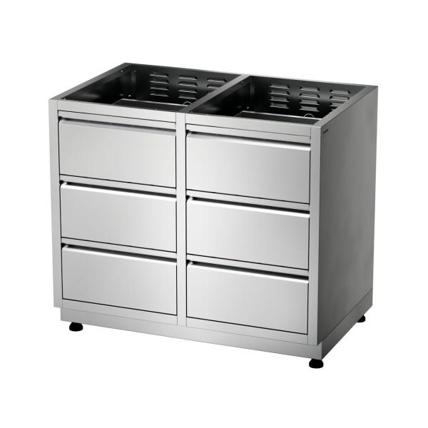 Outdoorküche vivandio quub / Doppel Schubladenmodul