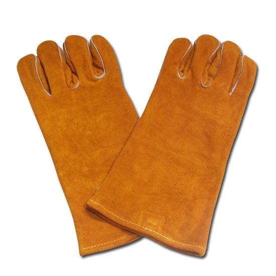 Zubehör Ofen Paar aus Rindsvolleder Kamin Handschuh Wärme Schutzhandschuh 