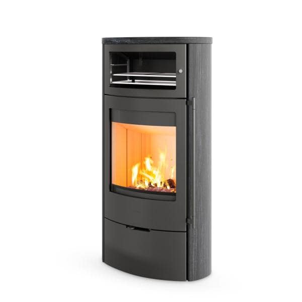 Kaminofen Lotus Jubilee 35 Indian Night mit Warmhaltefach 7 kW