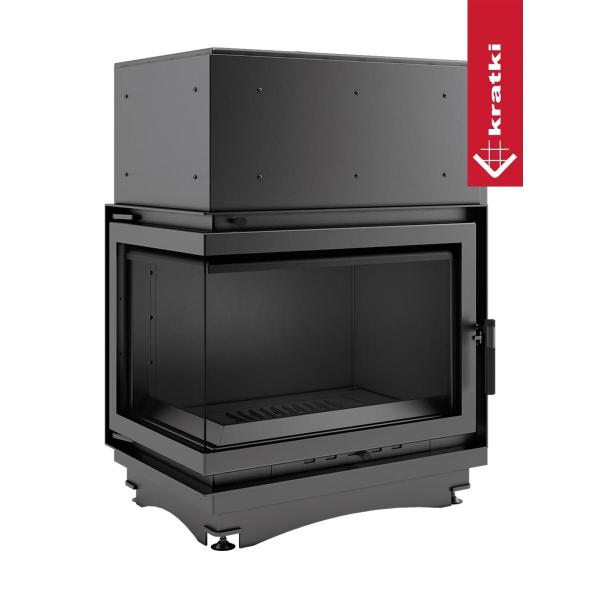 Eck-Kamineinsatz wasserführend Kratki Zuzia 12 kW
