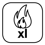 MCZ Logo XL Flamme