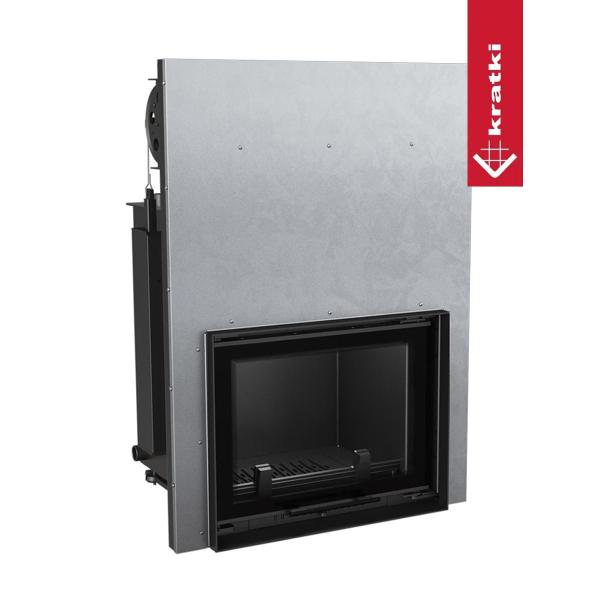 Kamineinsatz wasserführend Kratki Zuzia mit Schiebetür 12 kW