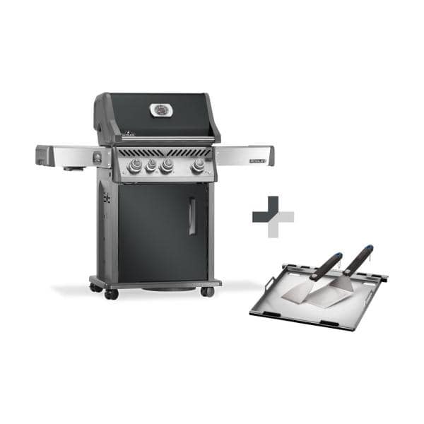 Gasgrill Napoleon Rogue PRO 425 Limited Edition Rauchgrau, SIZZLE ZONE, Plancha & Tool Set (2025)
