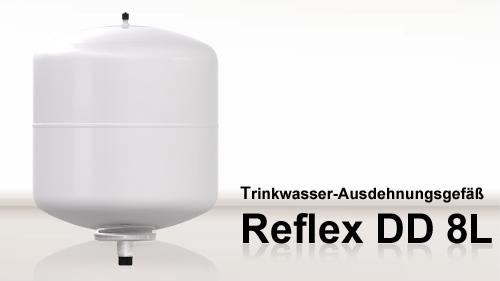 Reflex DD Membran Trinkwasser Ausdehnungsgefäß 8 Liter