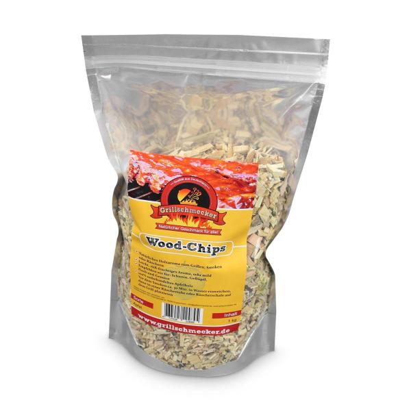 Holz Räucherchips Grillschmecker Apfel 1 kg Woodchips