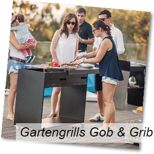 Gartengrills Gob und Grib für einen Grillabend