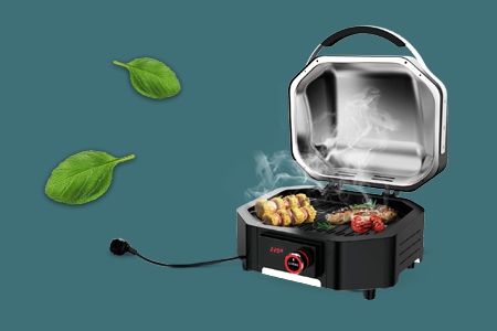 F&uuml;r drinnen und drau&szlig;en - der Elektrogrill von Cozze