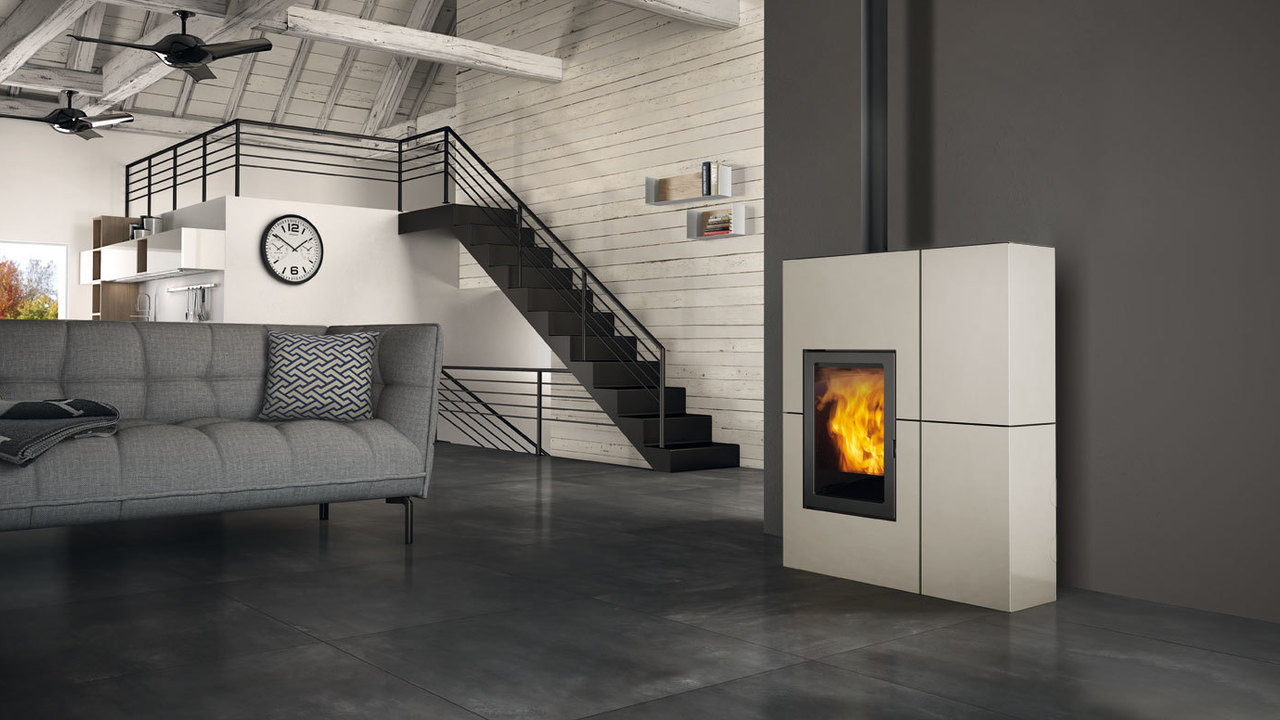 Pelletofen wasserführend Edilkamin Cherie H 10 Evo 10,5 kW Ambiente