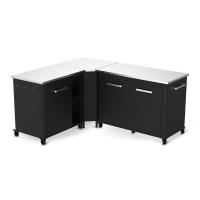 Cozze Outdoor Küche L-förmig mit 2 Schränken - 160 x 190 cm - Set 2 Cozze Outdoor Küche L-förmig mit 2 Schränken - 160 x 190 cm - Set 2