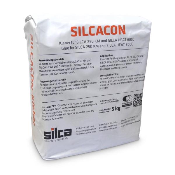 Silcacon Kleber 5 kg für Silca Wärmedämmplatten 250KM & HEAT 600C