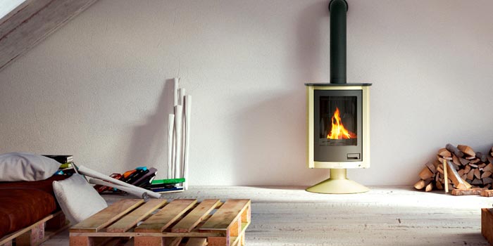 Warmluftofen Masterflamme Piccolo 2 Montagebeispiel