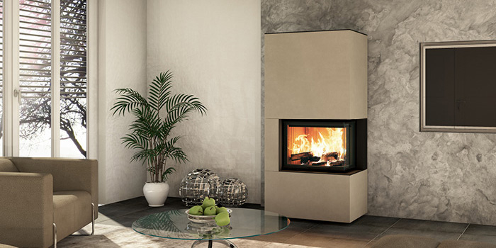 Kaminbausatz Neocube C10 Phedra Montagebeispiel