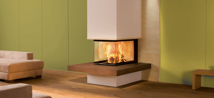 Spartherm Kamineinsatz Arte U-70h-4S Ambiente